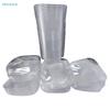 50Pcs Transparent Square Cake Packaging Boxes – Disposable Plastic Containers for Pastry/Dessert Takeout & Storage