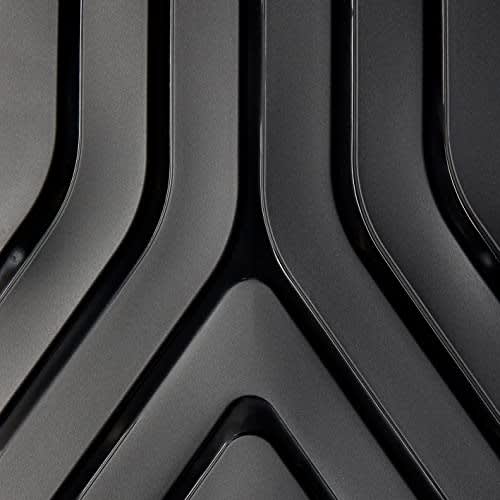BONFORM Car Mat 3D Prime Regular Car Rear 1 Piece 3D Structure to Catch Dirt, Anti-slip Treatment, Fully Washable 50x45cm Black 6279-08BK