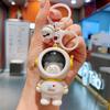 ZAKOL Cute Glowing Night Light Astronaut Cat Schoolbag Keychains Kawaii Bags Charm Decorative Pendants Accessories Gift Girs
