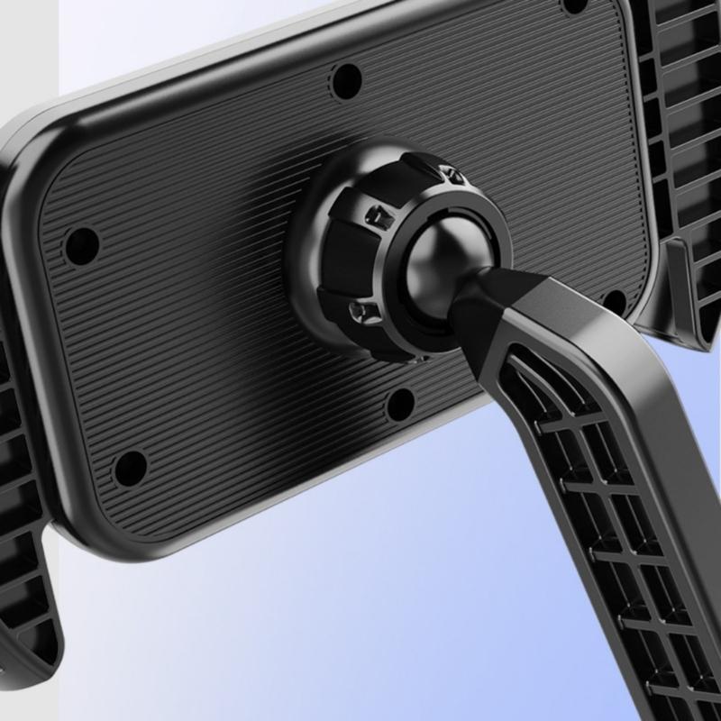 Universal 17MM Rearview Mirror Phone Holder with 360 Degree Rotation Mobile Phone Mount Base for Motorbike & E Bike