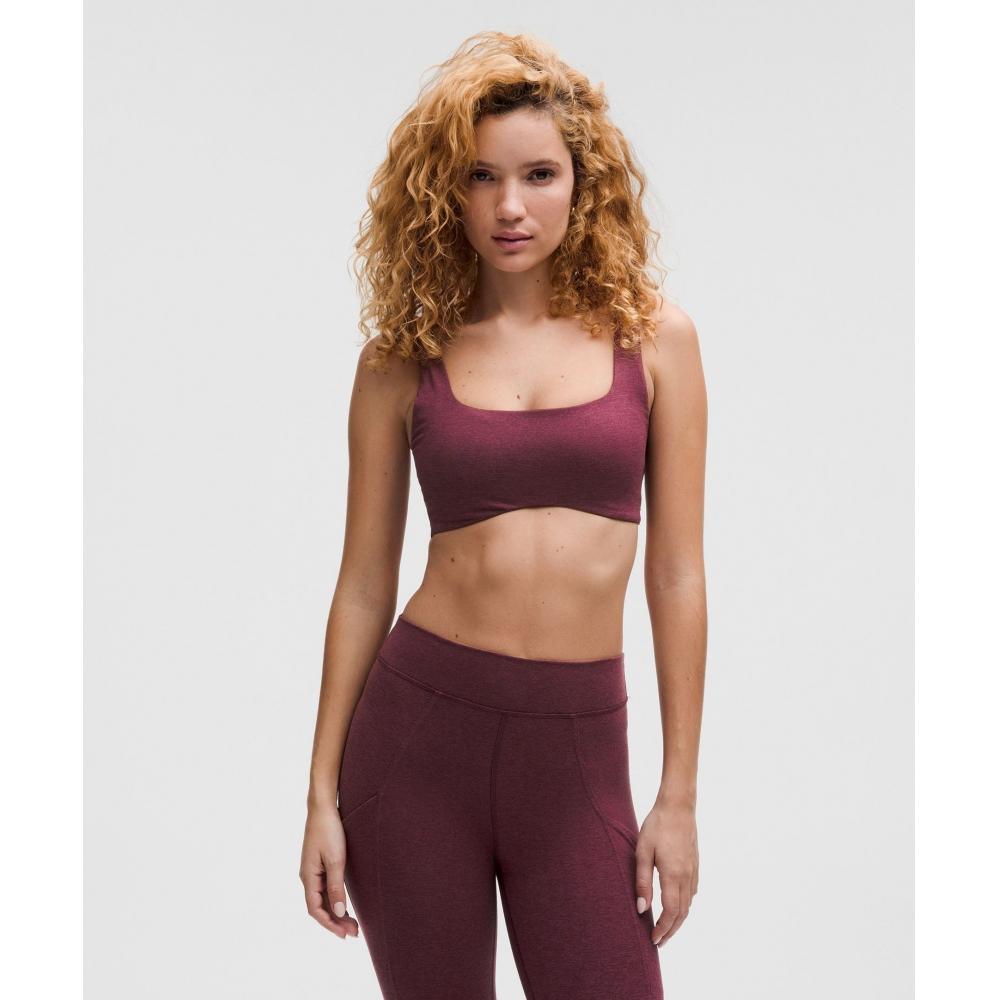 

Lululemon Softy Suedey Bra Light Support B C Cup Garnet Garnet XXS