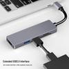 Type-C Multi-Port Adapter: USB Splitter, HDMI, Network, Converter, 5-in-1 Dock