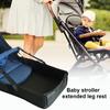Extended Seat Adjustable Baby Stroller Footrest Stable Structure Footboard Seat  Kids