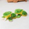 Cartoon Design Sea Turtle Women Key Holder Tortoise Pendant Korean Style Key Buckle Plush Key Chain