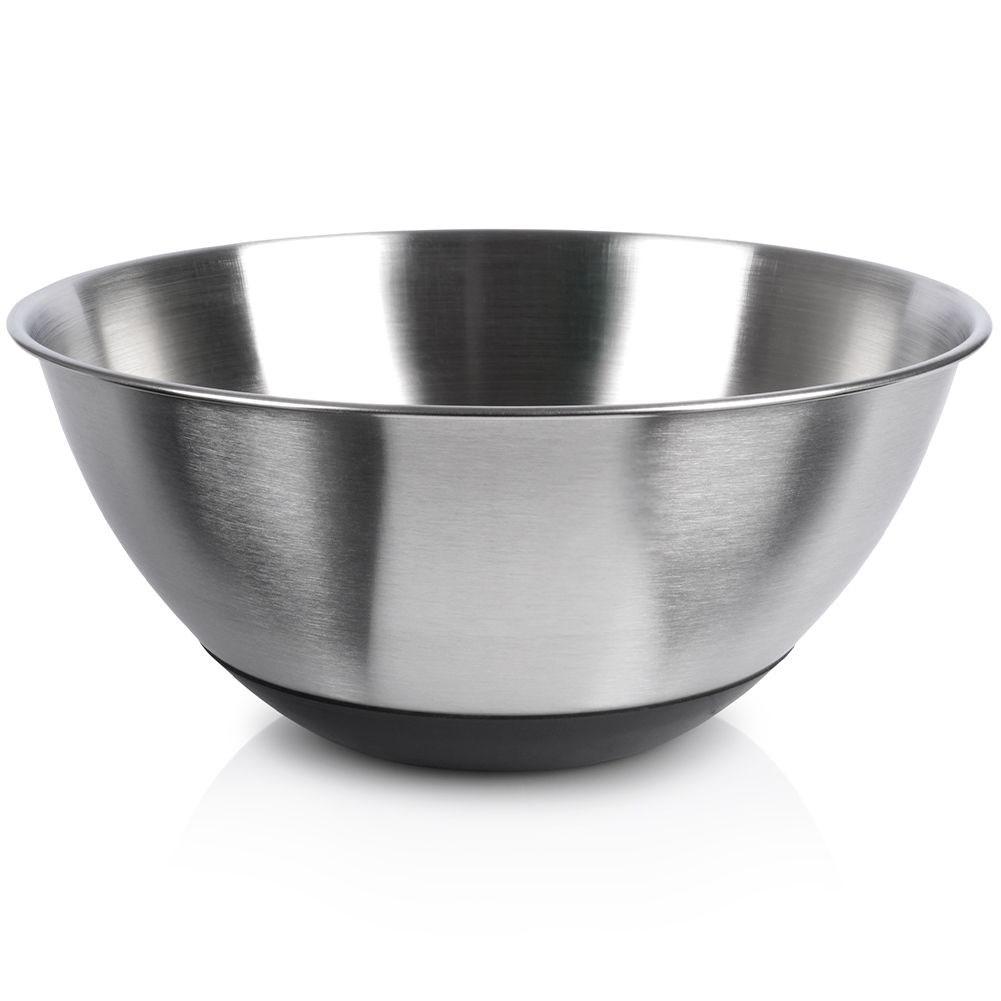 Miska kuchenna metalowa stalowa antypoślizgowa srebrna 21.5cm 1.9L VILDE 259642