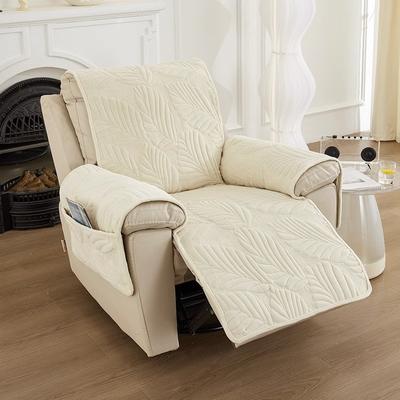 Plush Chivas Sofa Cushion Non-Slip Solid Color Universal CHEERS First Class Single Electric Sofa Cover