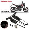 For HONDA CB190 CB190R CB190F CB190X Motorcycle Wing Mirrors Rearview Rotating NEW Rearview Side Mirror