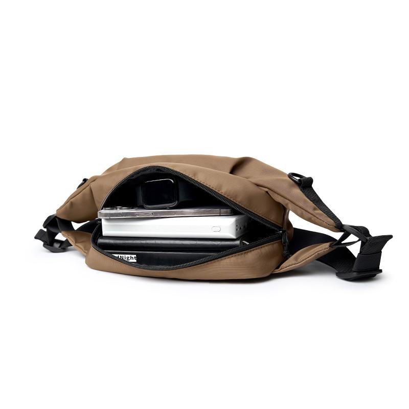New Lee Oxford Crossbody Bag, Fanny Pack, Sling Bag Regular Unisex Apricot Coffee LE240032M-319