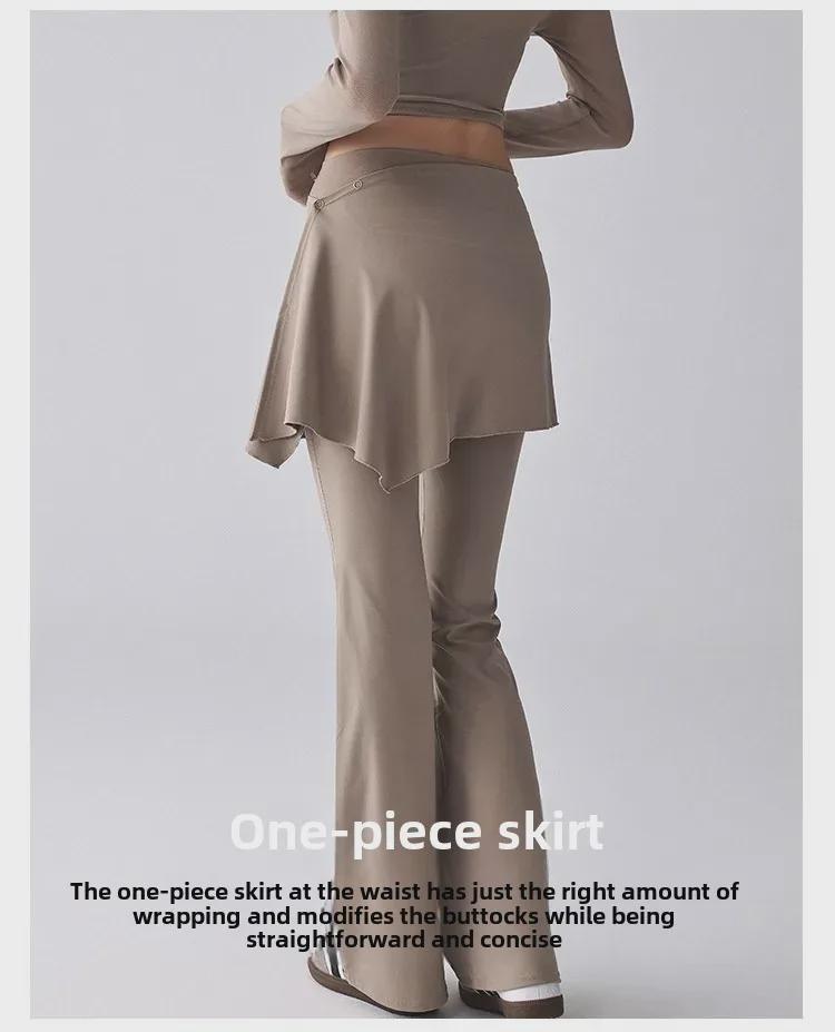 Dámská velká jógová sukně na boky - Fitness kryt proti rozpakům pro běh a jógu (Jeden kus)