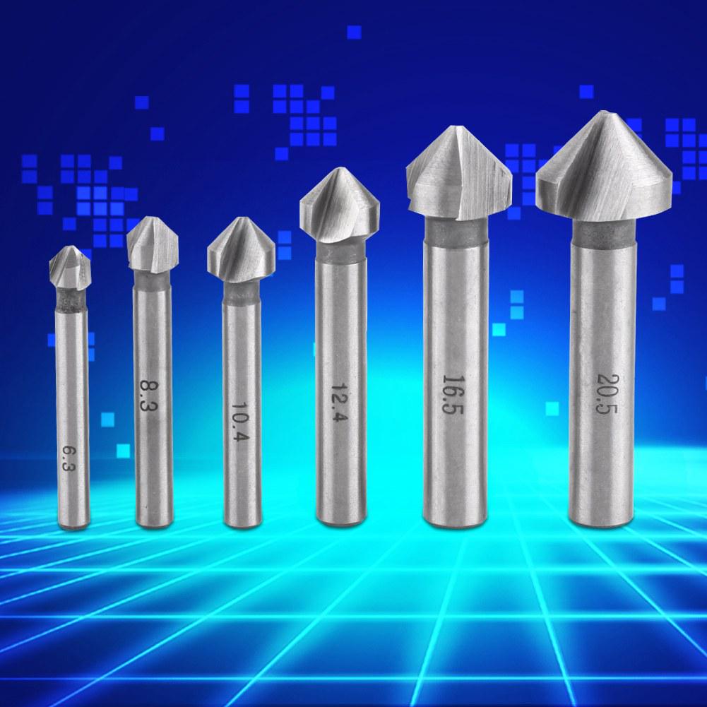 Counterattack Drilling Bit Set, Champfer HSS Bit Easy to Use for Chamfering, Browsing