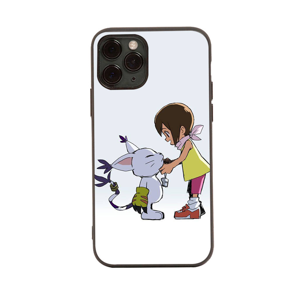 WD8 Digimon Gomamon TailmonBlack Sofe Fall für Xiaomi Poco X6 X4 M5 M6 F5 F6 C65 C55 C50 C51 C40 Pro Redmi 14C A3X 13C 12C 11T 10A 9C Hinweis 7 6 8A Plus