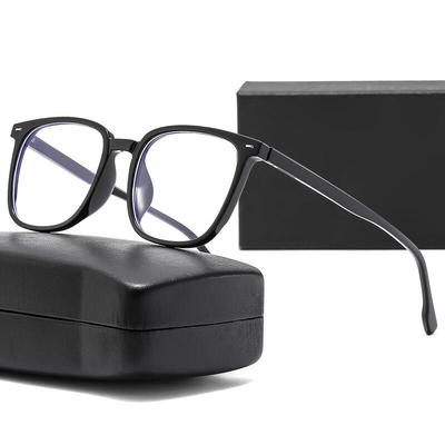 Geek Chic Rimless Semi-Rimless Horn-Rimmed Glasses Titanium Frame 1089-2