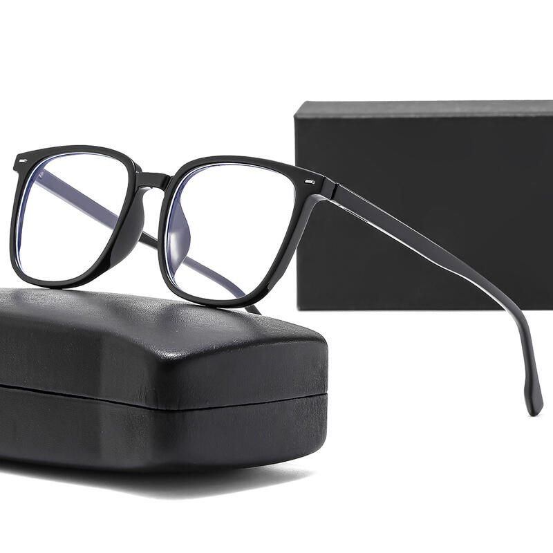 

Очки в стиле Geek Chic Без ободка Полуободковые Роговая оправа Титановая оправа 1089-2 Single product