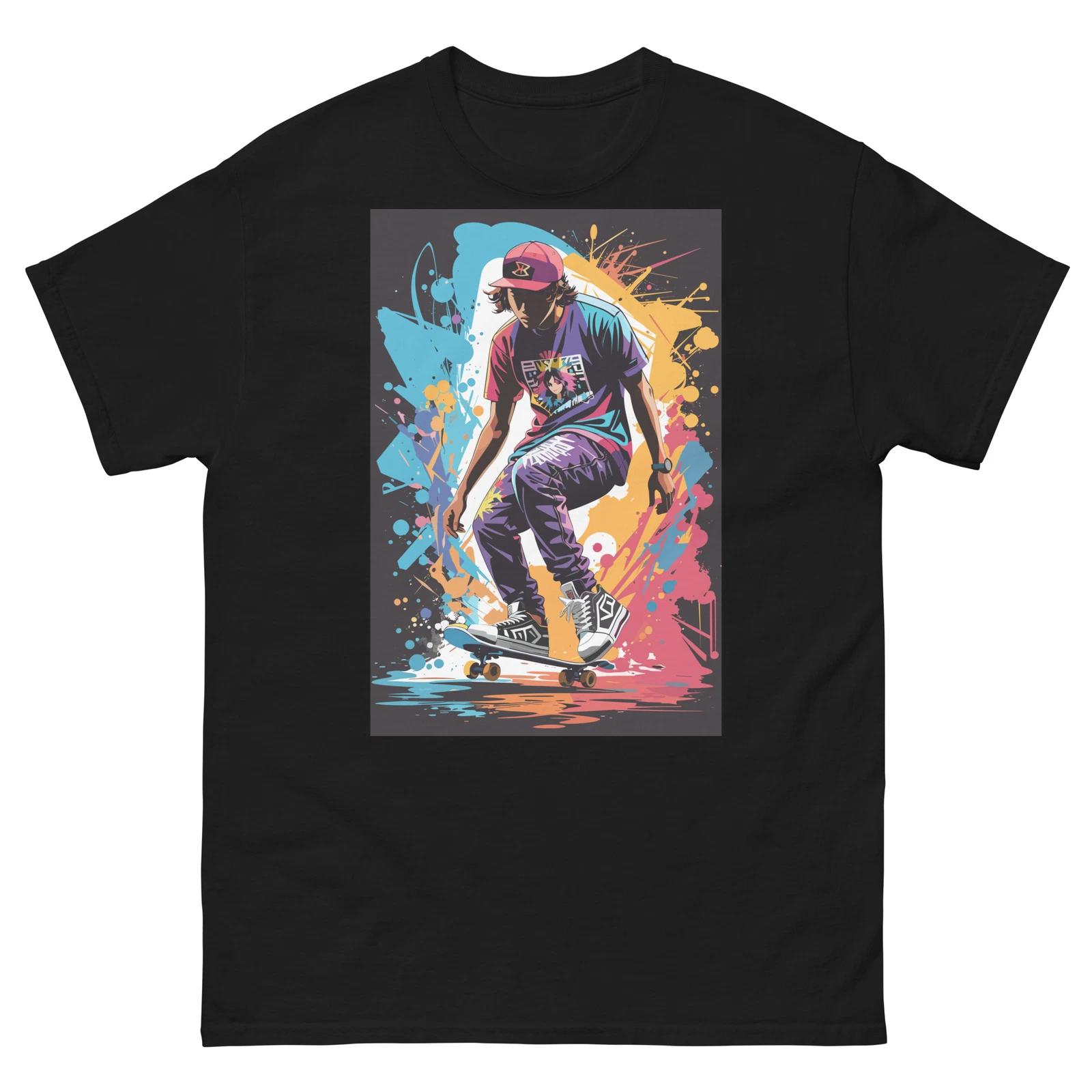 СКЕЙТБОРД ПОТРЯСАЮЩИЙ ГРАФИЧЕСКИЙ Классическая мужская футболка L