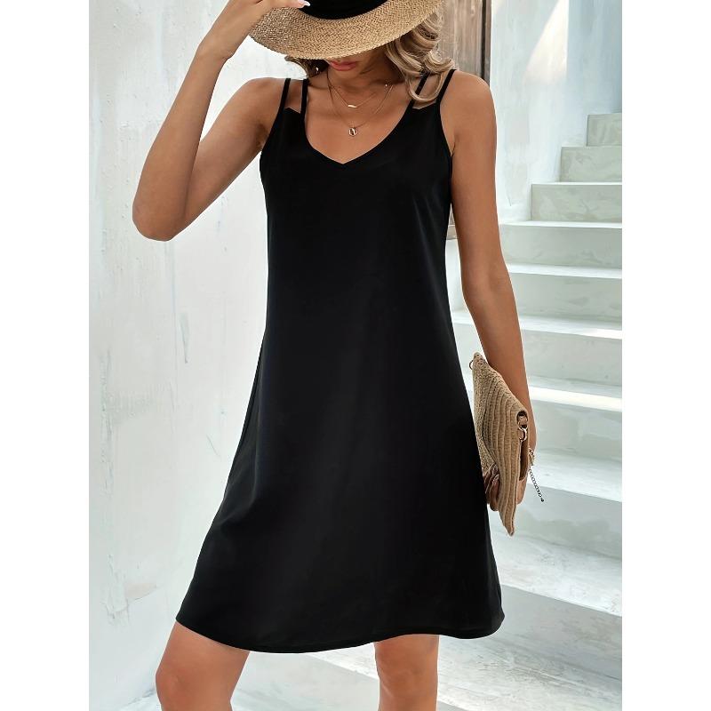 Skirt Women's 2024 Summer New Style Slim Fit Sleeveless Dress