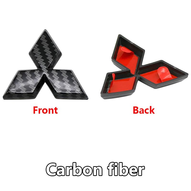 1Pc Mitsubishi Logo Steering Wheel Decal 3D Sticker Car Badge Logo For Mitsubishi Colt Delica Ralliart Pajero Xpander Space Star