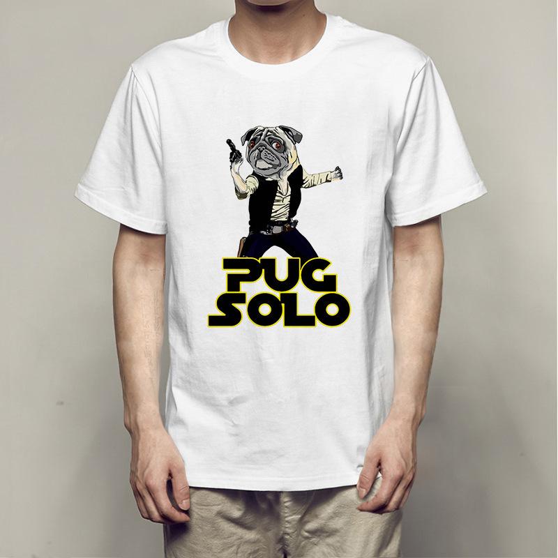 

Летние футболки Bago Dog Rock Pug Rock из хлопка с принтом, свободные, с круглым вырезом и коротким рукавом, мужские M