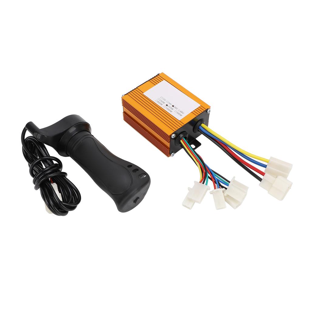 36V 350W Electric Bike Motor Brush Speed Controller Throttle Grip Kit for Electric Scooter Electric