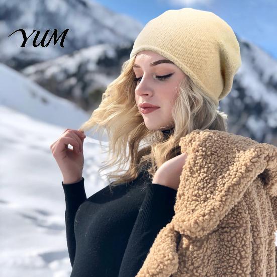 Breathable Knit Beanies for All Seasons Slouchy Knitted Hat, Women Men Warm Autumn Winter Soft Cozy Unisex Hat Ski Cap, Solid Color Skull Cap