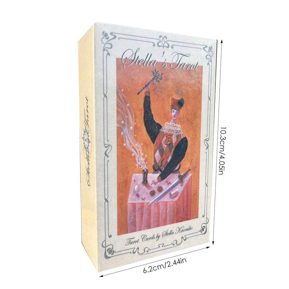 English Tarot Cards For Divination Personal Use Poker Size Occult Stella's Tarot Rider Oracle Deck Hot Sale Romance Board Games