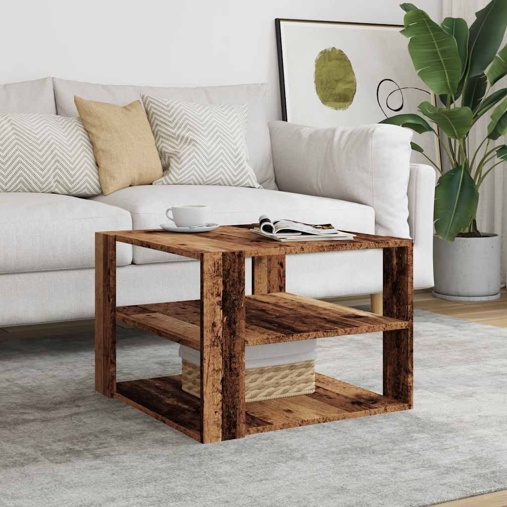 Vidaxl Coffee Table, Old Wood, 58X58X40 Cm