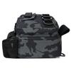 Fishing Sling Pack Large Capacity Water Proof Oxford Cloth Fishing Chest Bag for Fishing Tackle Equipment Black Camo