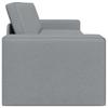 Sofa Bed Light Grey 245 x 78 x 77 cm Fabric