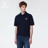 HAZZYS Men's PHIZ Series Surf Dog Embroidered Short-Sleeve Polo Shirt