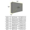 Waterproof TV Cover Breathable TV Dust Cover Portable Television Protector  Garden