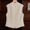 Women's V-Neck Single-Breasted Suit Vest