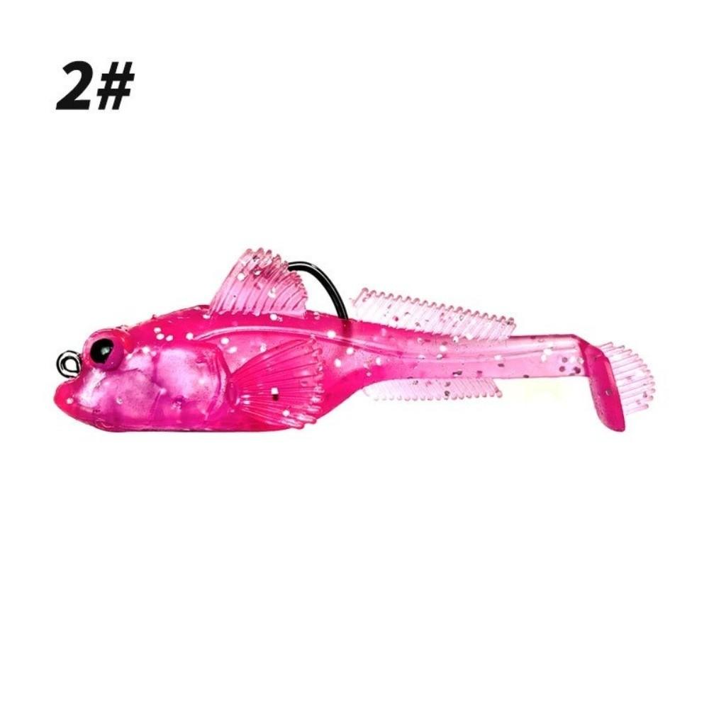 2 Stück 12g Gewicht Silikon Goby Köder Jig Haken Sinkender Weichköder Swimbaits Swimbait Angeln