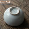 Azure Ru Kiln Porcelain War Drum Teapot Cover Holder Ice Cracked Glaze Cover Frame Zisha Pot Lid Shelf Kung Fu Teaset Ornaments