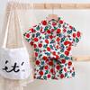 Children's Summer Suit Boys' Summer Suit Baby's Short Sleeved Shorts T-shirt Loose Shirt Trendy Children's Clothing