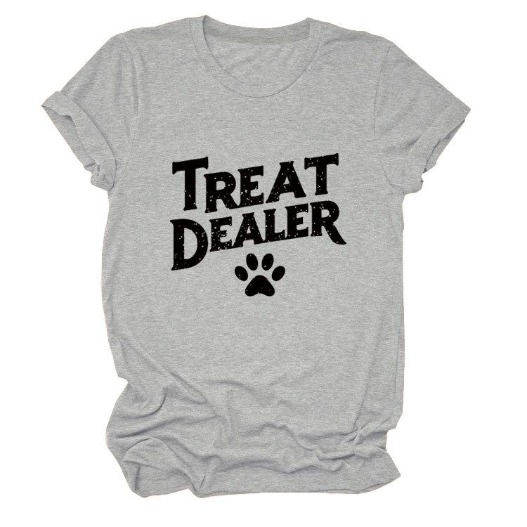 Temperament Casual Versatile Crew Neck Women's Short Sleeve T-Shirt