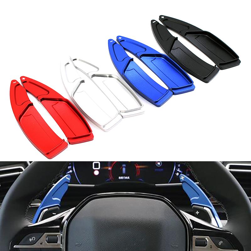 

For Peugeot 3008 5008 3008GT 5008GT 2019 2020 Car Steering Wheel Shift Paddle Gear Paddles DSG Extender Stickers Car