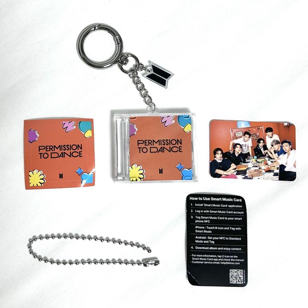 [USED] BTS Mini Album Key Ring Gacha Permission to Dance