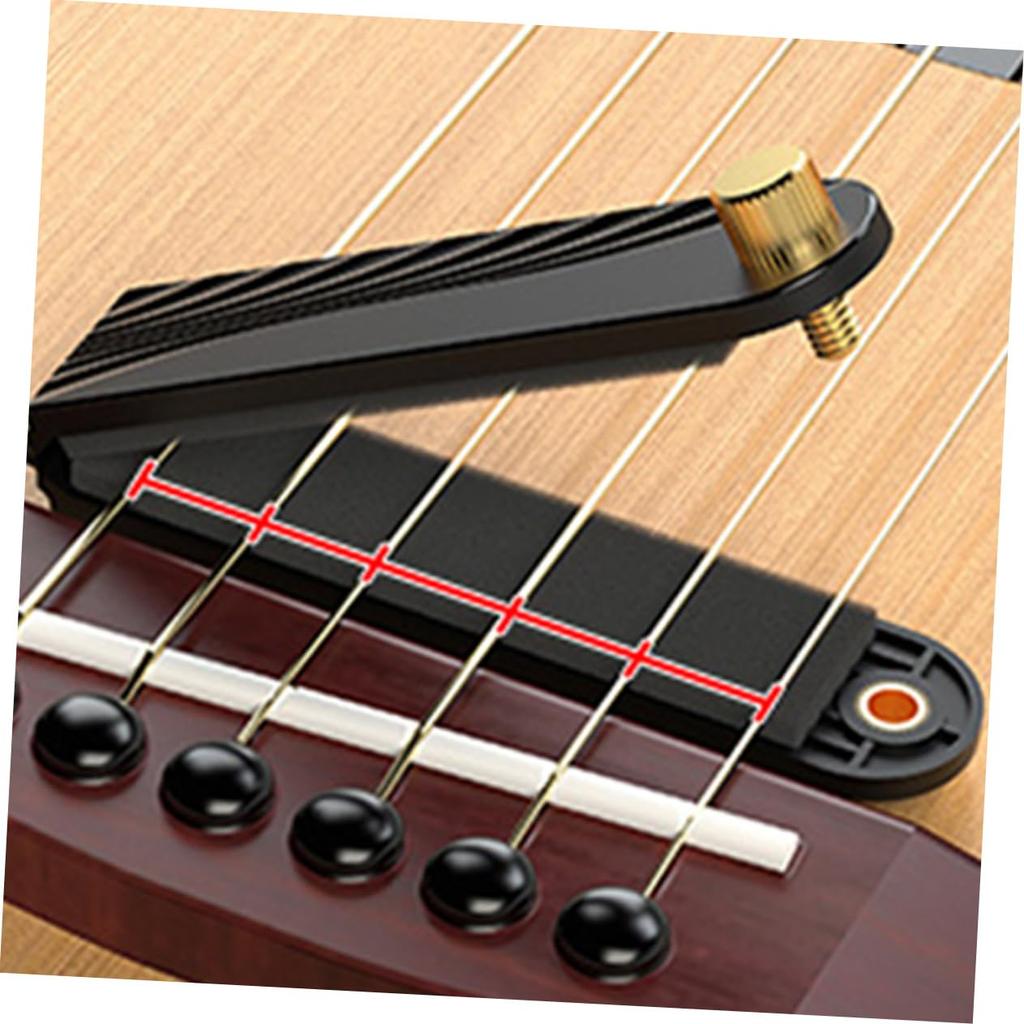Abaodam Guitar Muting Acoustic Guitar String Mute Screw Adjustable Volume Compact for Music Late Night School Summer Festivals Stand, Accessories,