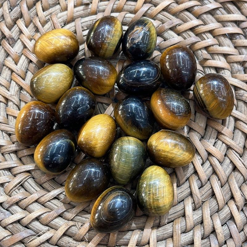 

20pcs Healing Crystals for Energy Alignments Variety Crystals Stone Easter Eggs China Mainland