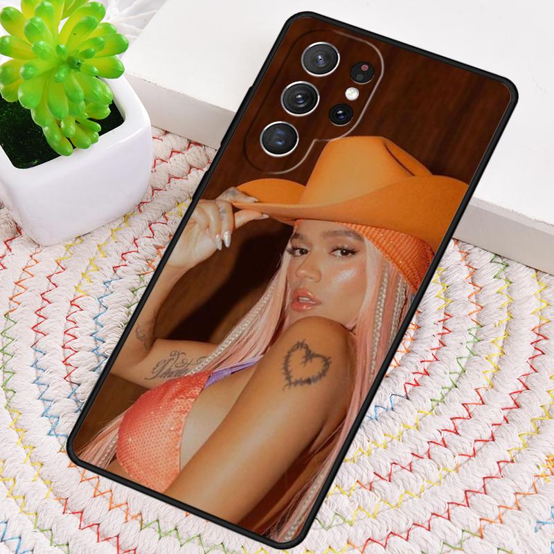 Karol G Bumper Silicone Phone Case For Samsung Galaxy note 10 pro S26 S25 S24 S23 S22 S21 Plus S25Ultra Capa Cover