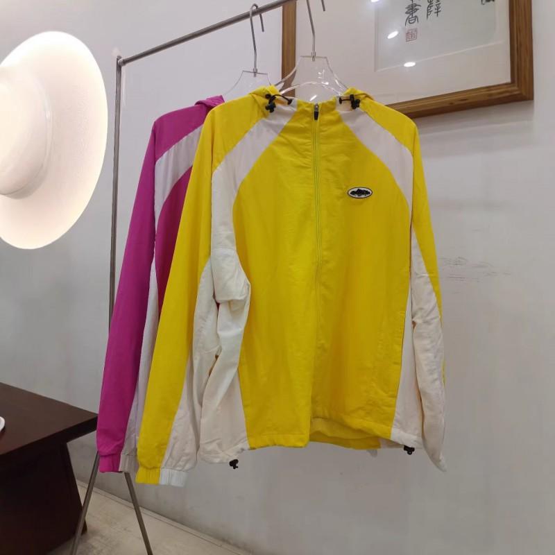 Mens Hip Hop Jacket Lightweight Windbreaker Casual Outerwear S-XL