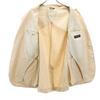 LANVIN Made in Japan Linen Blend tailored jacket 50 beige Men's Used