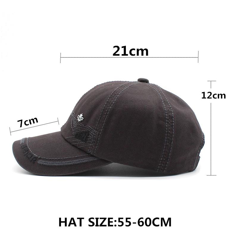 Cap, Men'S Cotton Baseball Cap, Spring And Autumn Sun Hat, Tourist Eaves Hat, Women'S, Hiking Hat
