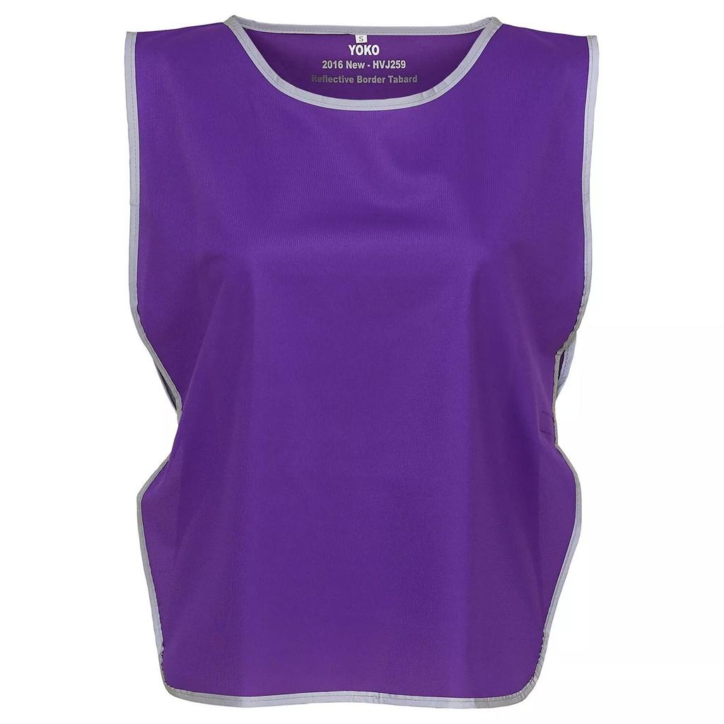Yoko Unisex Adult Hi-Vis Reflective Trim Tabard