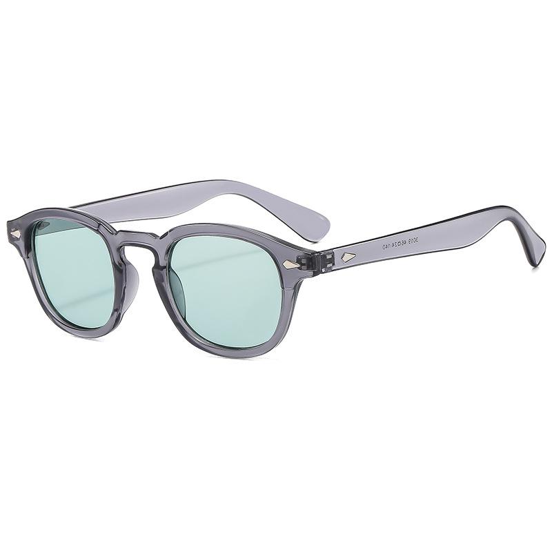 Evropský a americký styl retro nýtované sluneční brýle - Dámská UV ochrana, Malý rám