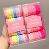 Kids' Colorful No-Damage Large Hair Ties for High Ponytails - Durable, High Elasticity Rubber Bands & Scrunchies