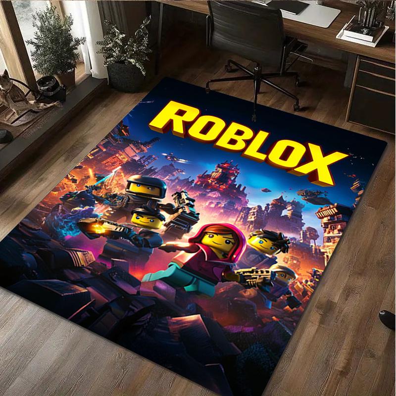 Tappeto per la casa di Roblox Tappeto Decorativo per Ufficio per Soggiorno Camera da Letto Zerbino Tappeto per Pavimento Tappeto per Area Sedia da Computer