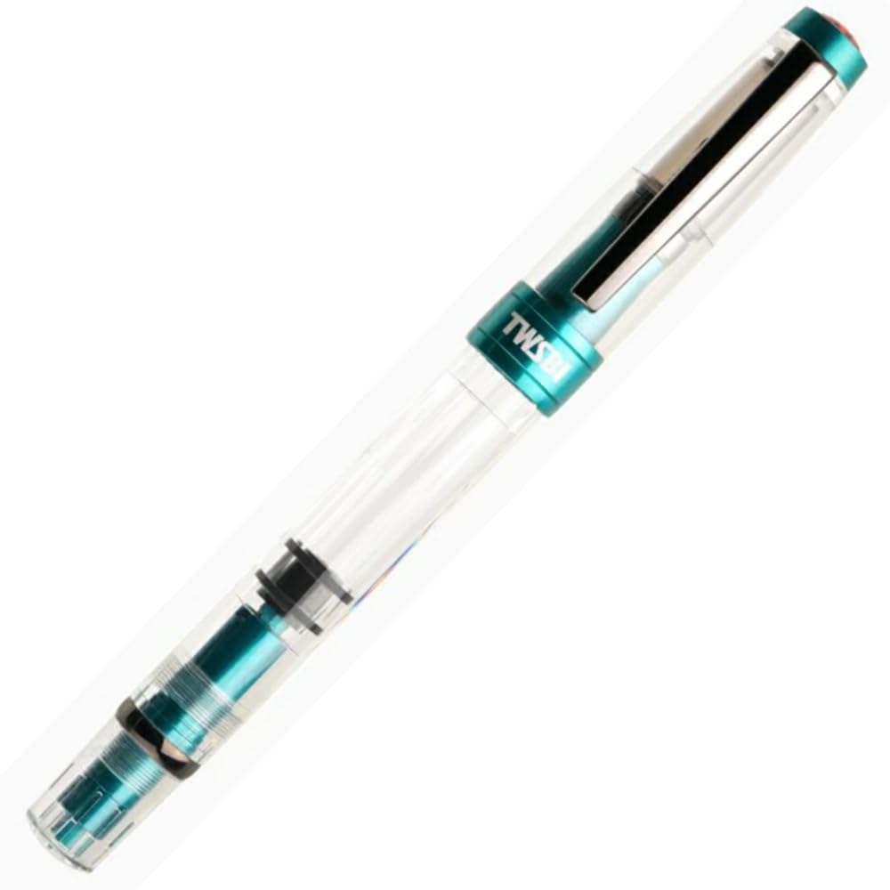 Перьевая ручка TWSBI Diamond 580 AL R Caribbean CT, Тонкое перо, TW100782