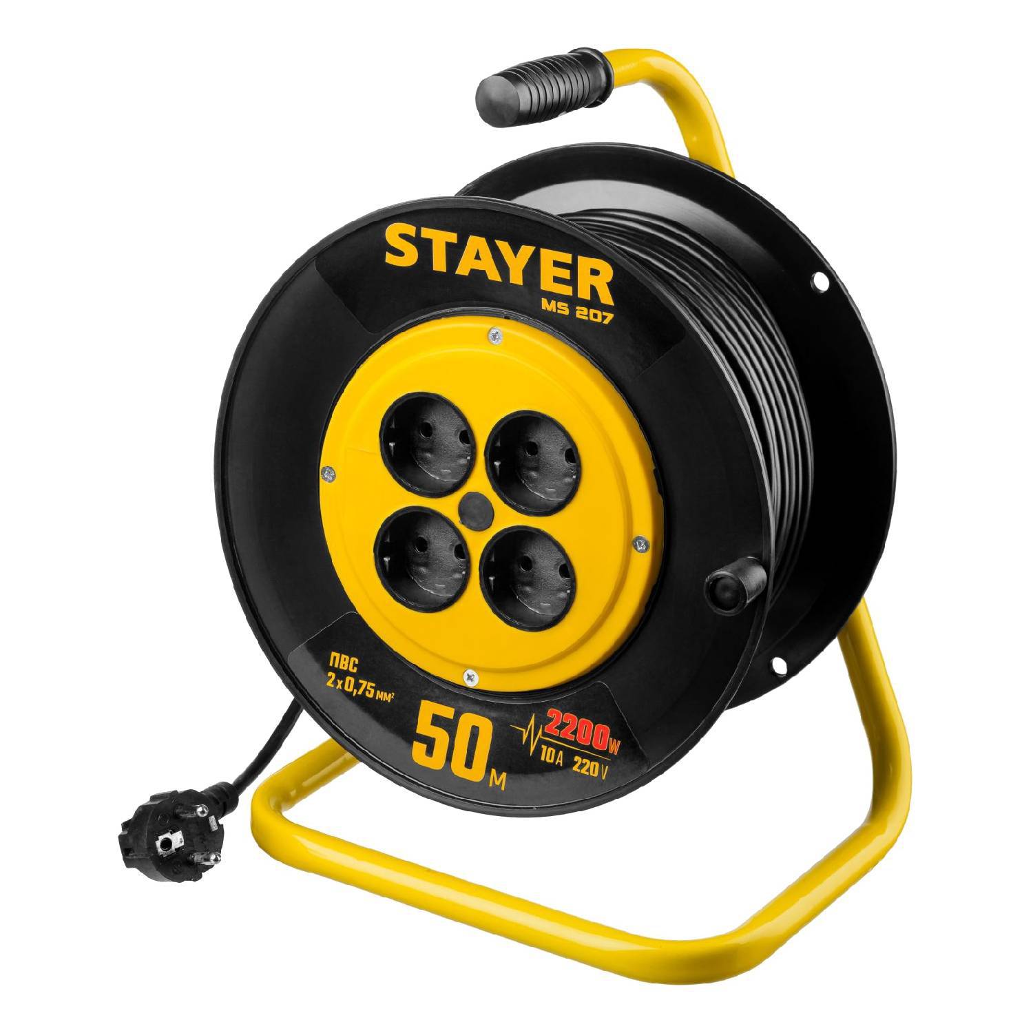 

Удлинитель питания Stayer 55073-50 Ms 207 Master