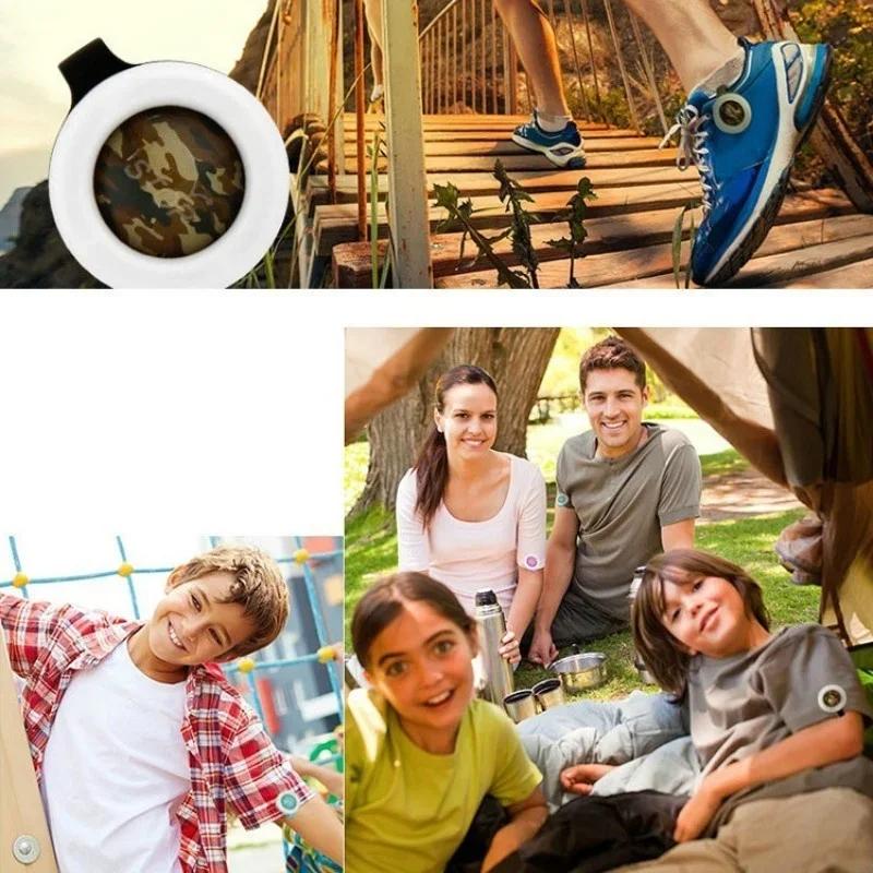 2PCS Color Random Children's Mosquito Buckle Child Growth Mosquito Bracelet Outdoor Detoxification Mosquito Stickers  Bebe