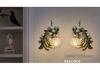Retro European-Style Peacock Wall Lamp for Living Room or Bedroom Decor